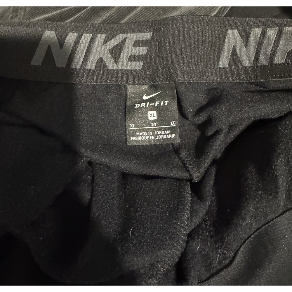 NIKE Boys Black XL Track Athletic Pants Elastic With Drawstring Waist - Picture 4 of 4